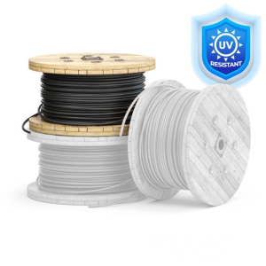 Solarni kabl 10mm licnasti CRNI UV