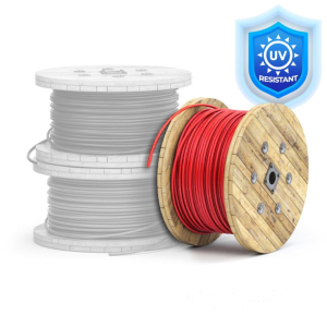 Solarni kabl 6mm licnasti CRVENI UV