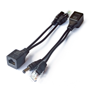 Pasivni POE adapter-splitter CRNI