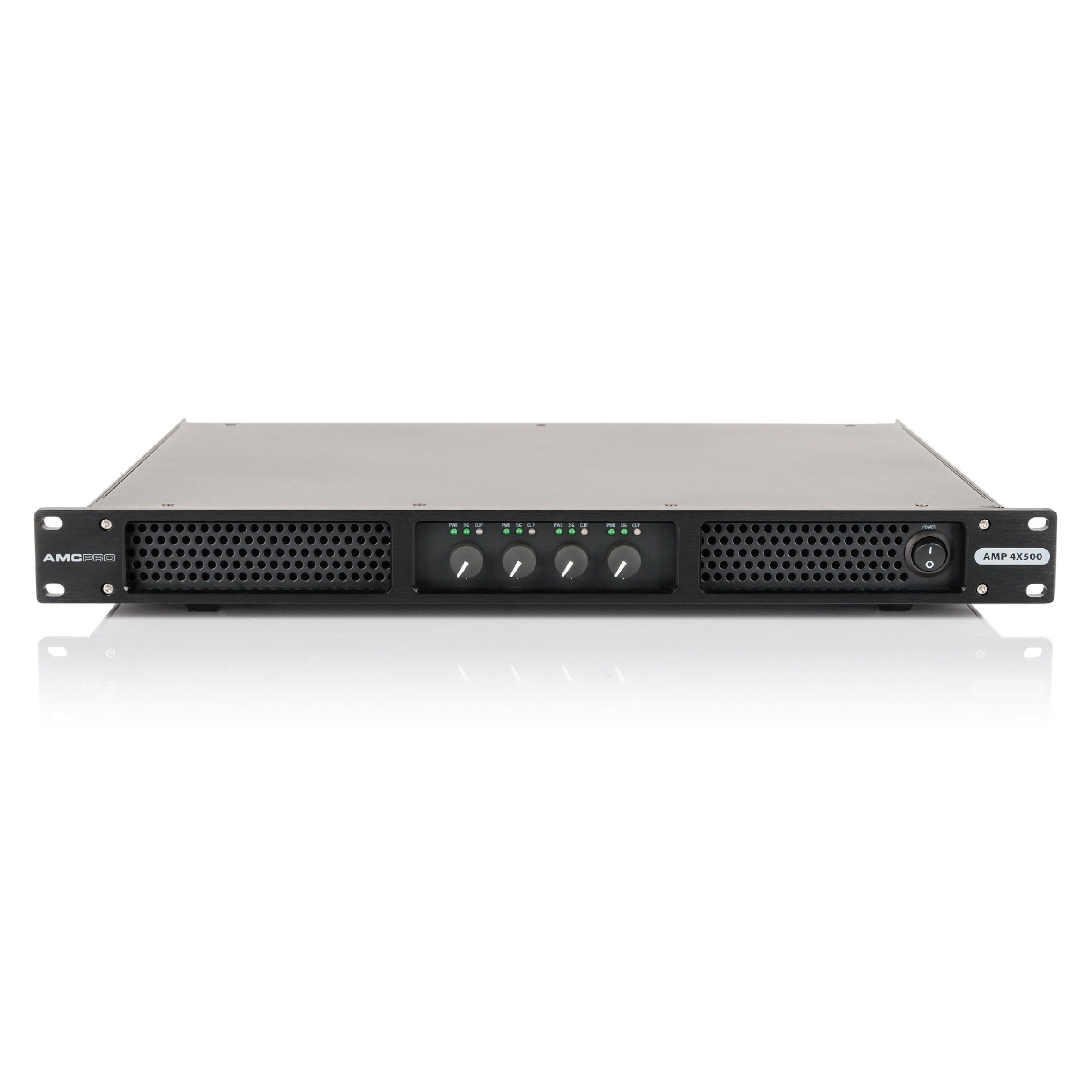 AMC AMP 4x500 profesionalno 4-kanalno stereo pojačalo 4 × 500W za 8Ω, 4Ω i 2Ω sisteme