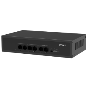 IMOU SF106P PoE switch 4-portni sa 2 uplink-a, 45W