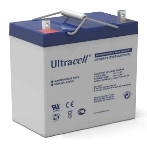 Ultracell UCG 55-12 GEL VRLA baterija 12V 55Ah