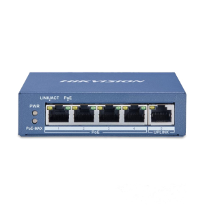 Hikvision DS-3E0505P-E/M Gigabit PoE switch 4 porta 10/100/1000Mbps – 35W