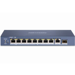 Hikvision DS-3E0510HP-E 8-portni Gigabit PoE switch sa Hi-PoE, SFP uplinkom i 110W budžetom